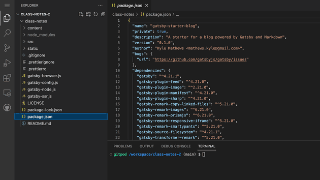 package-json